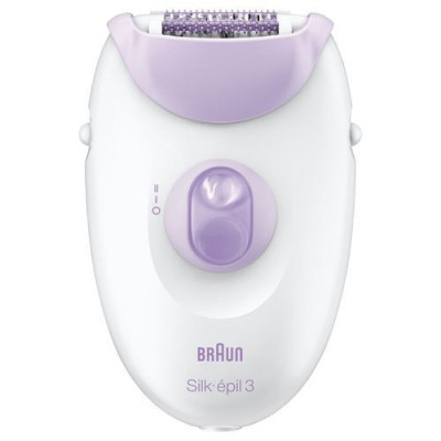Braun Épilateur Silk-Épil 3 - Se3170 - Blanc/Violet Braun Épilateur Silk-Épil 3 - Se3170 - Blanc/Violet